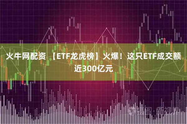 火牛网配资 【ETF龙虎榜】火爆！这只ETF成交额近300亿元